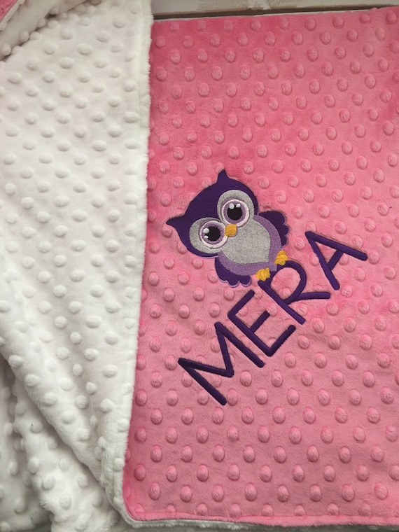 Pink owl blanket 2025