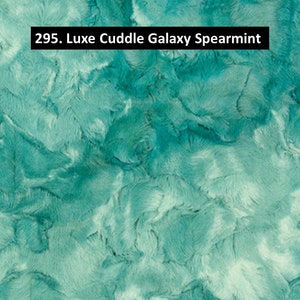 Spearmint Green Galaxy Minky Fabric By The Half Yard Green Minky By The Half Yard Shannon Luxe Cuddle Galaxy Spearmint Plush Texture Tie Dye