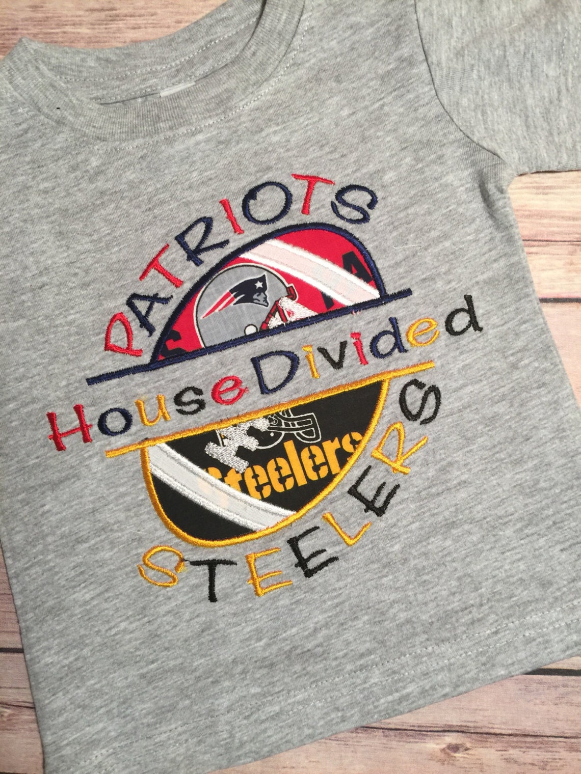 House Divided NFL TShirt Child Personalized TShirt Adult Etsy