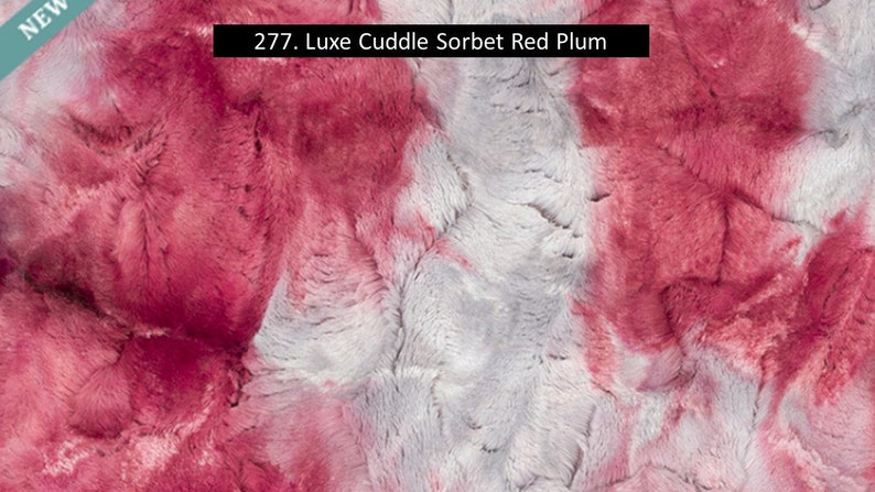 Gorgeous Plush Light Maroon Light Grey Luxe Tie Dye Minky Fabric By The Yard Shannon Luxe Red Plum Cuddle Sorbet Tie Dye Reds