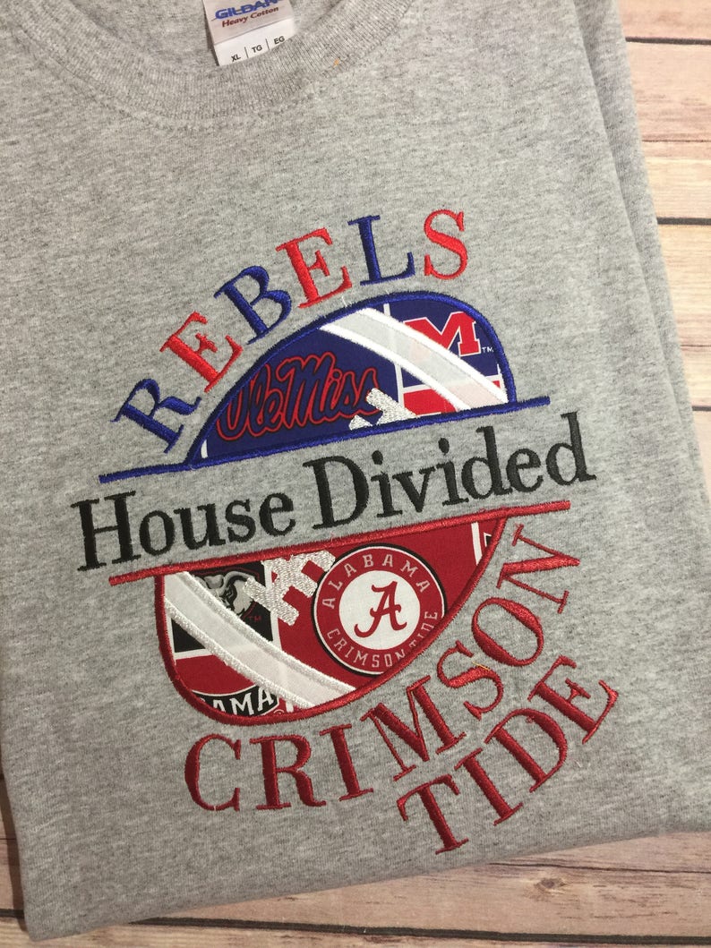 House Divided College TShirt Personalized TShirt Child House Etsy
