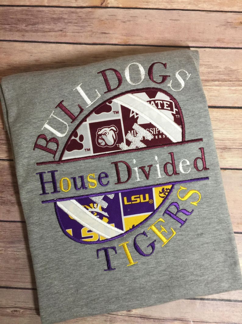 House Divided College TShirt Personalized TShirt Child House Etsy