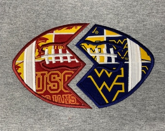 Custom House Divided Gift Tees - Any College/Pro Teams, Personalized for Sports Fans, Infant to Adult Sizes, Unique & Customizable Designs