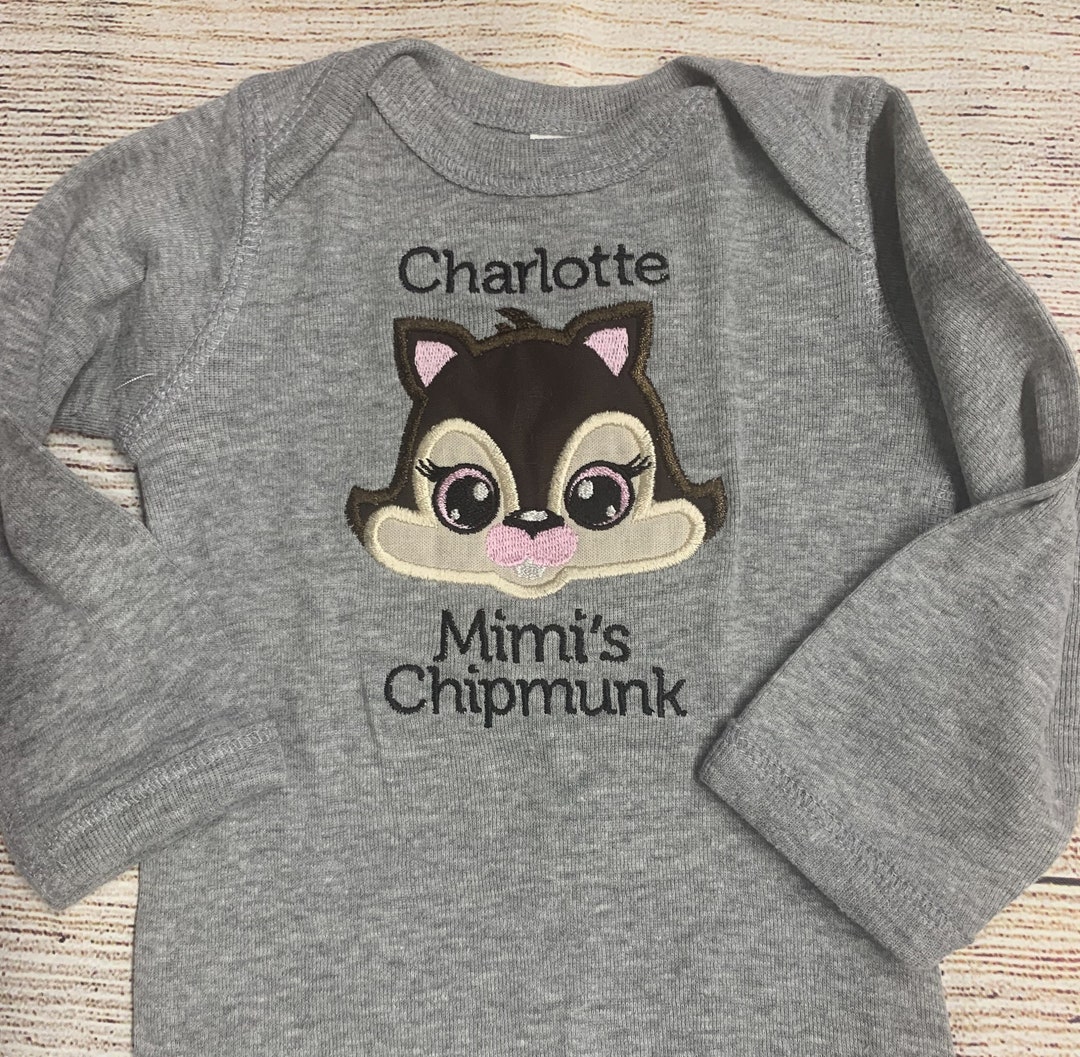 Custom Personalized Chipmunk Theme Tee Customized Wording Convo for ...