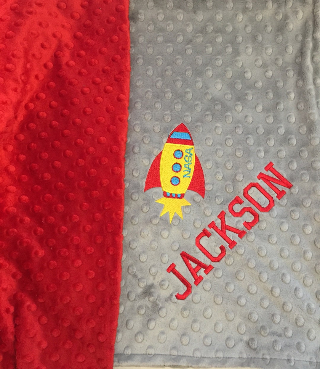 Rocket Space Blanket Rocket Baby Blanket Space Rocket Theme Nursery