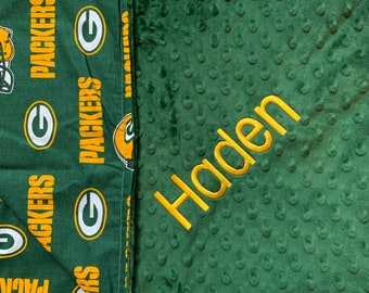Monogrammed Sport Team Blanket: Custom Plush Blanket