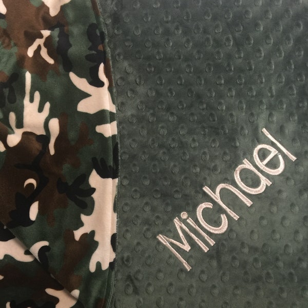 Camo Baby Blanket Etsy