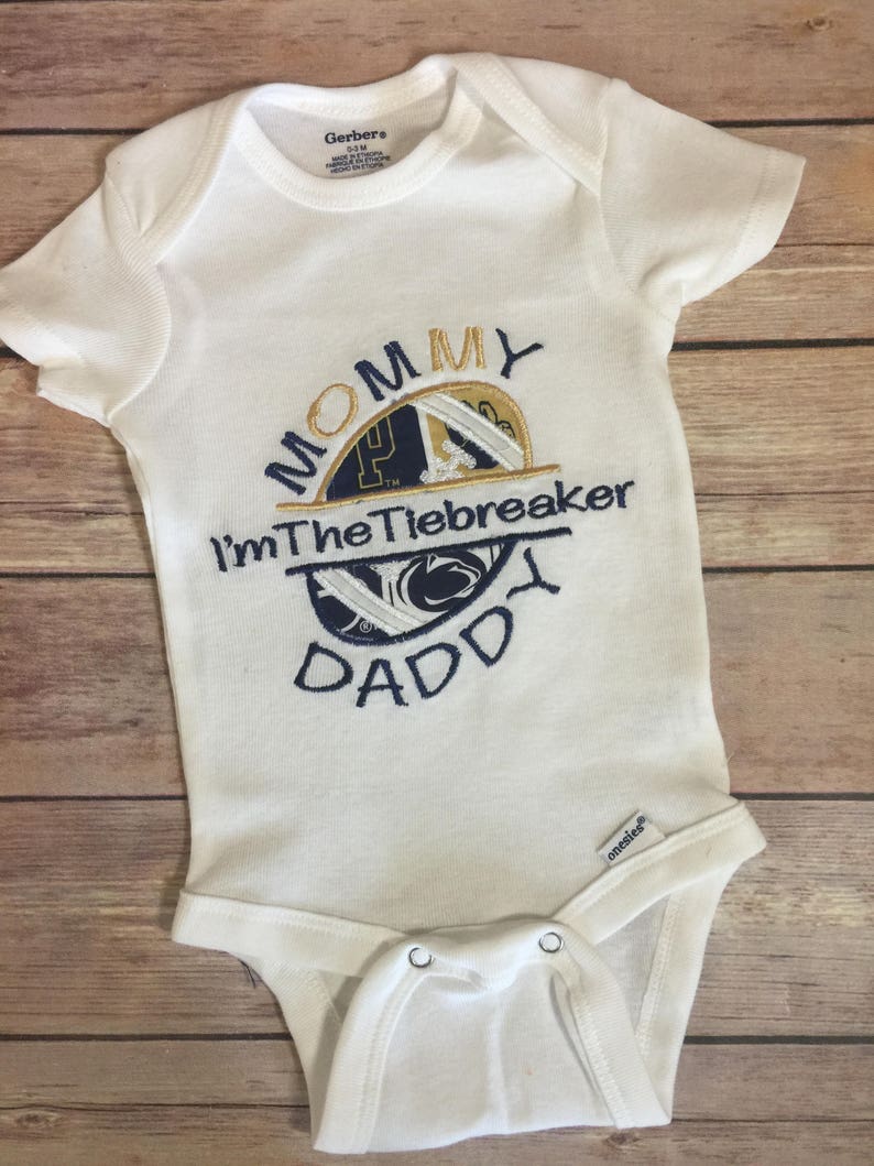 House Divided Onesie College Baby Reveal Personalized TShirt Etsy