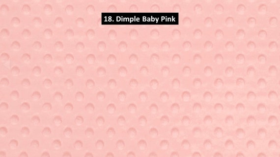 Light Pink Minky fabric