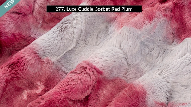 Gorgeous Plush Light Maroon Light Grey Luxe Tie Dye Minky Fabric By The Yard Shannon Luxe Red Plum Cuddle Sorbet Tie Dye Reds