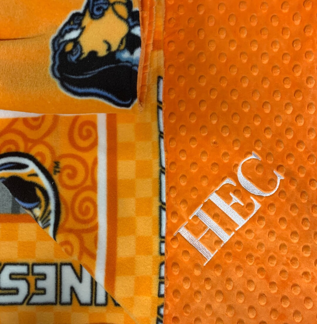 Licensed University of Tennessee Blanket Tennessee Nursery Home Décor