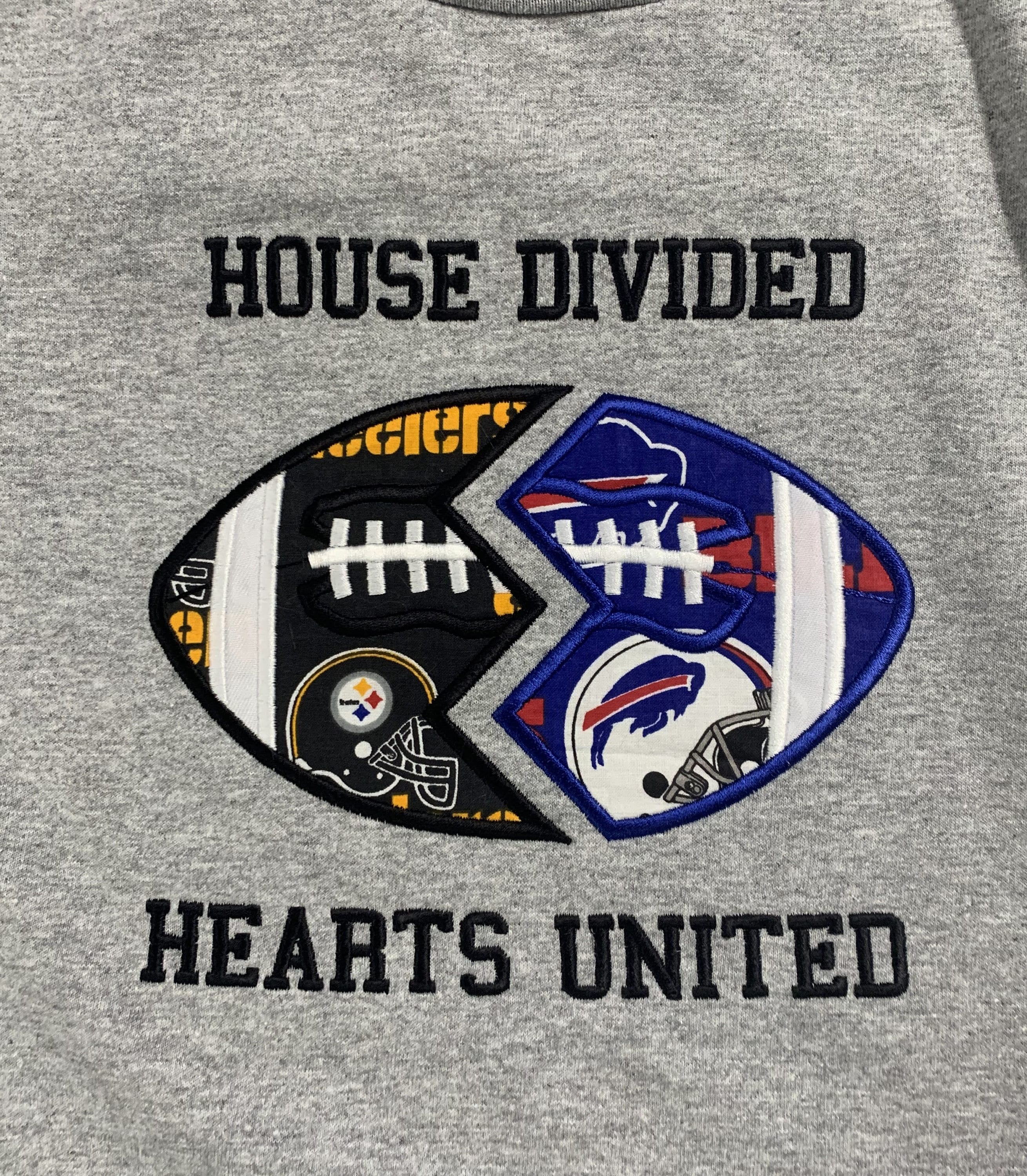 House Divided Hearts United College Tee Hoodie or Sweatshirt Infants to  Adult 4xl Cracked Football Design 2 Teams Customized Words - Etsy, image size:2619x3000