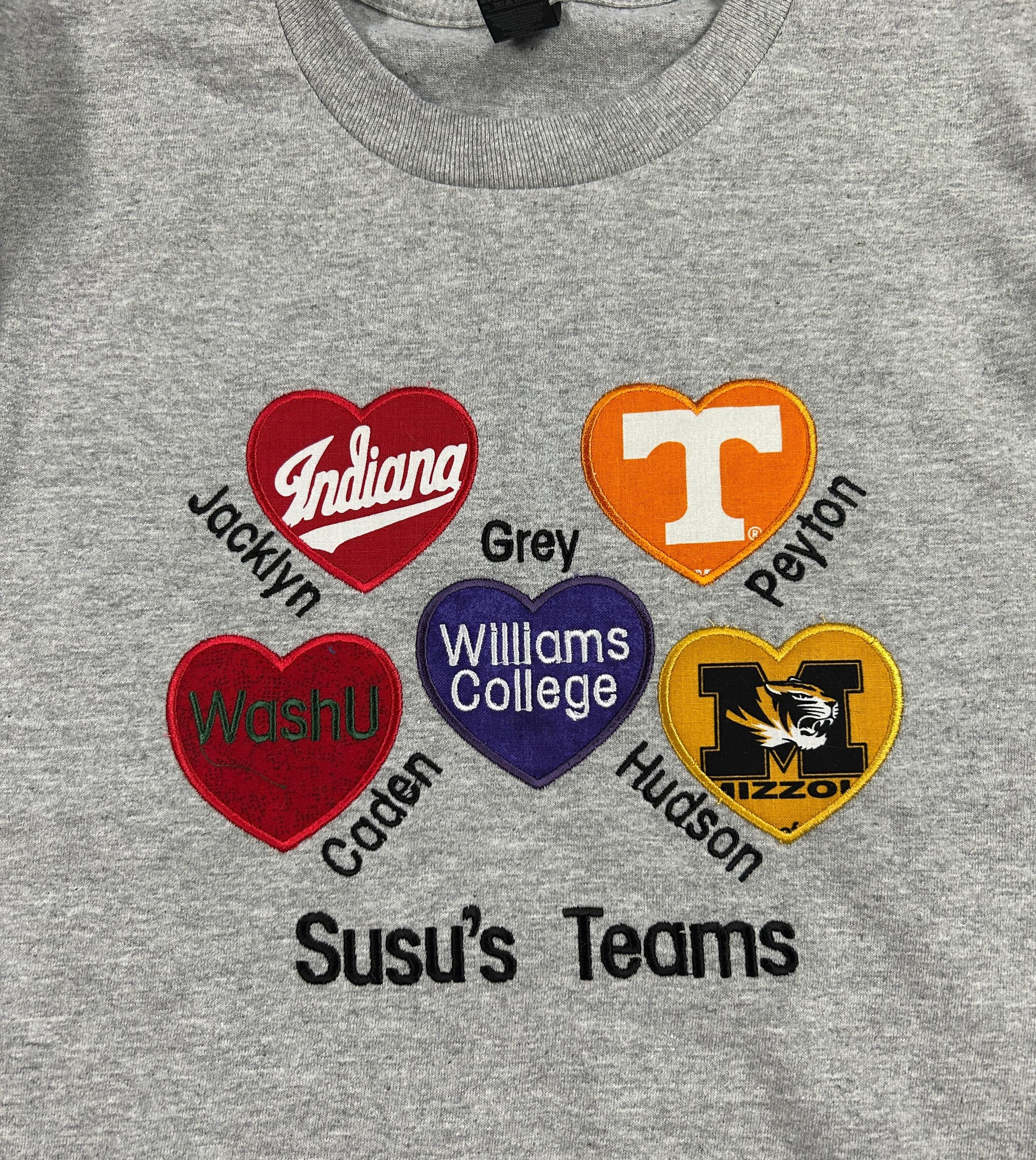 Shirt With Multiple College Logos - Etsy
