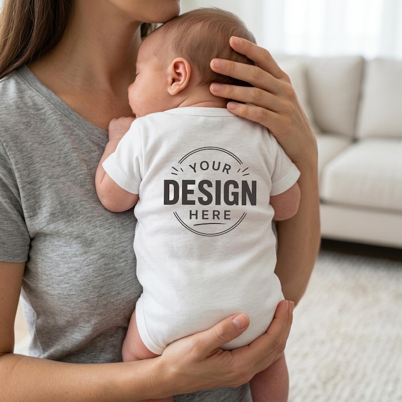 Paquete de maquetas de camisetas para bebés y hermanos / 180 imágenes de estilo de vida / Camiseta infantil Gildan 5000B Bella Canvas / Maquetas de ropa para impresión bajo demanda / Descarga JPG imagen 6