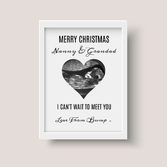 A4 Grandparent Grandad Christmas Nanny Personalised Gift Keepsake birthday
