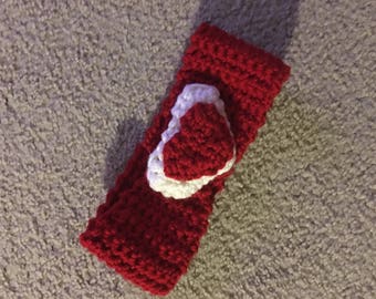 Heart headband, hair accessory, hair band, Valentine's Day wear, head wear, ear warmer, heart, headband, gift, baby gift, crochet headband