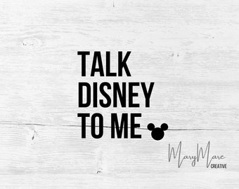 Talk Dirty to Me - Mickey - Minnie - SVG - PNG - Cricut silhouette - Digital download - Instant download