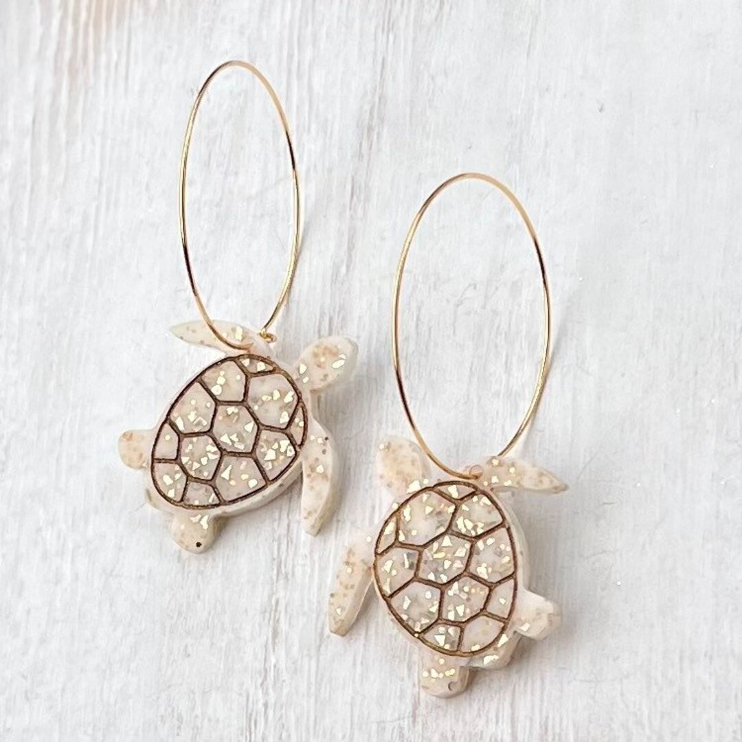 PORTER | Turtle Hoops - Gold