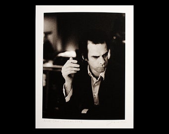 NICK CAVE London 2003, limited edition print, signed by the photographer Jamie Beeden