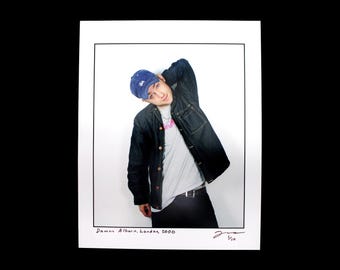 DAMON ALBARN of Blur and Gorillaz west London 2003, limited edition photo print, signed by the photographer Jamie Beeden
