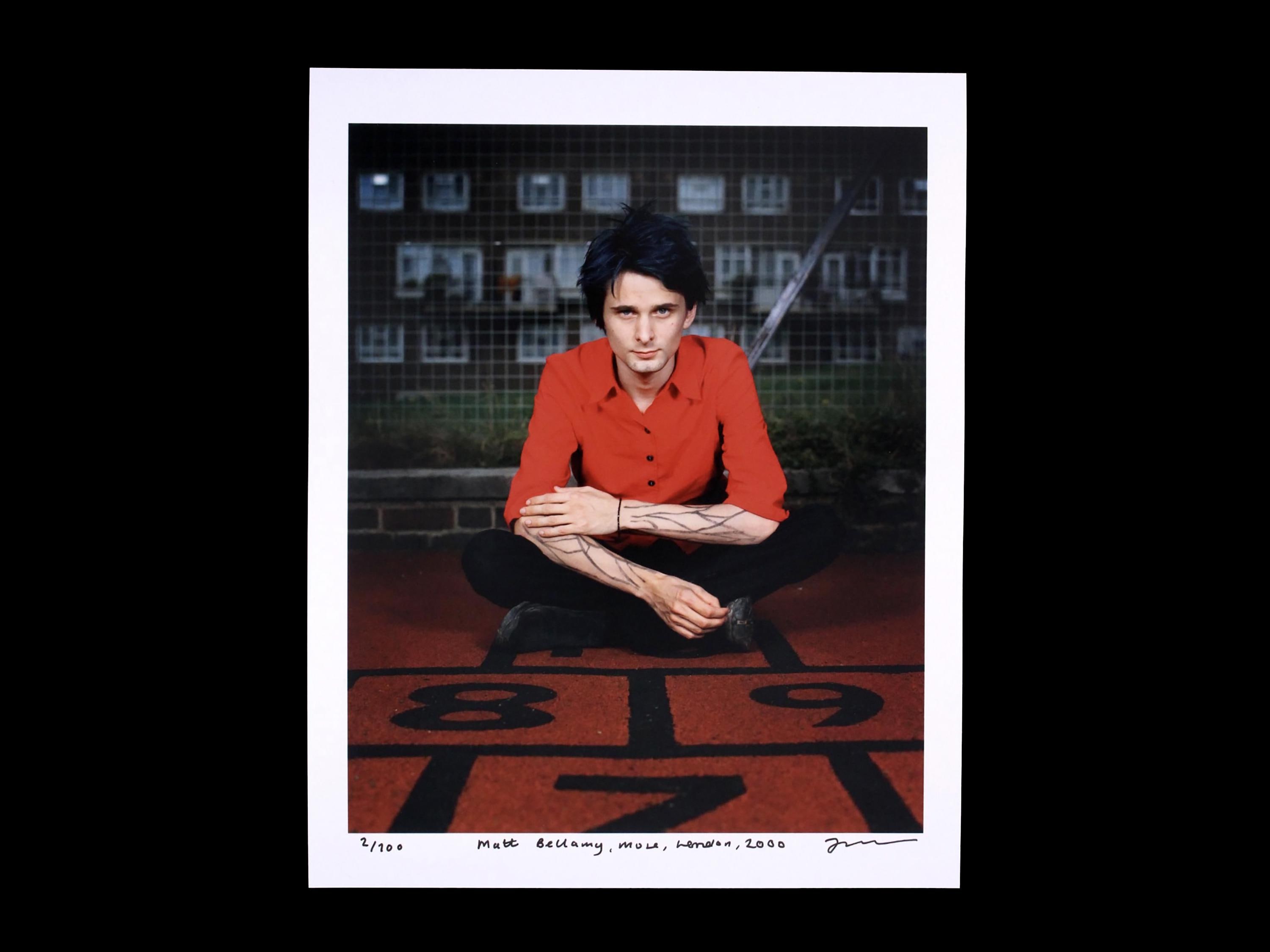 MATT BELLAMY of MUSE, London, 2000, Limited Edition Print, Signed