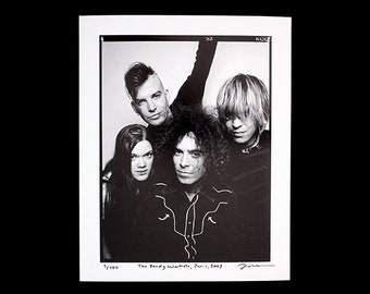 The Dandy Warhols, Paris, 2001, limited edition print limited edition photo print, signed by the artist, collectable photo, Jamie Beeden.