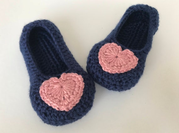 Pantuflas niña online crochet