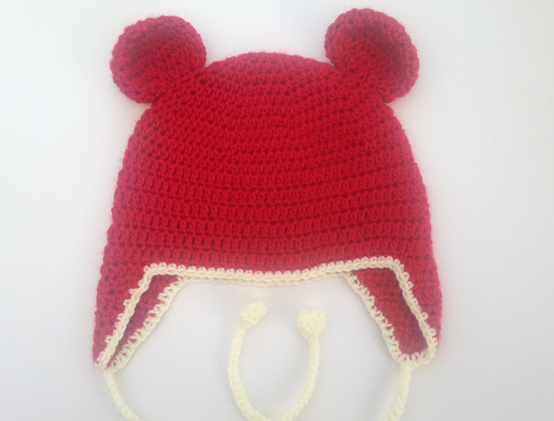 Crochet Baby Bear Hat. Baby Hat With Ears. Newborn Gift. Ear Etsy UK