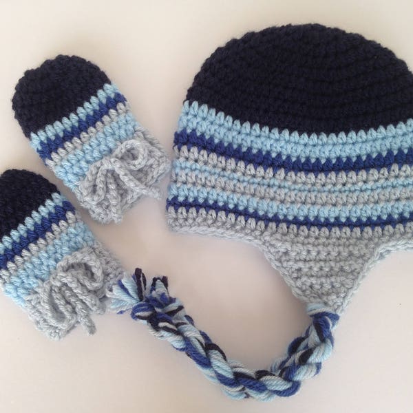Baby Boy Mittens Etsy