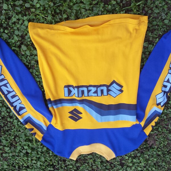 Vintage suzuki motocross jersey