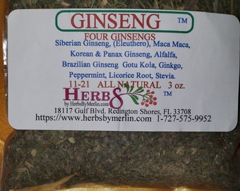 Four Ginseng Tea Herbal Blend