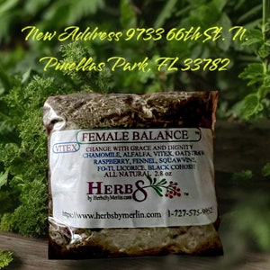 Female Balance Tea with Vitex Tea. Change with Grace and Dignity