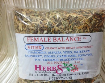 Thé Female Balance avec thé Vitex. Changez avec grâce et dignité