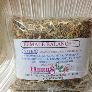 Female Balance Tea with Vitex Tea. Change with Grace and Dignity