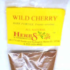 Wild Cherry Bark Ground  - (Prunus serotina).