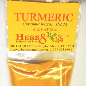 Turmeric Ground Powder  -    (Curcuma longa).