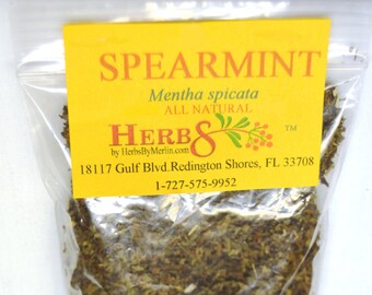 Spearmint Leaf  -  (Mentha spicata).