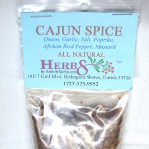 Cajun Seasoning Spice Dried Hand Packed