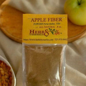 Apple Fiber Powder  (Pyrus malus) Dried Hand Packed