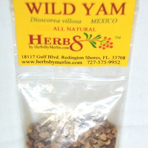 Wild Yam c/s  -  (Dioscorea villosa).