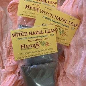 Witch Hazel Leaf Powder  -  (Hamamelis virginiana).