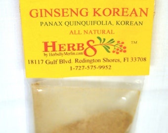 koreanisches Ginseng-Pulver (Panax quinquifolia)