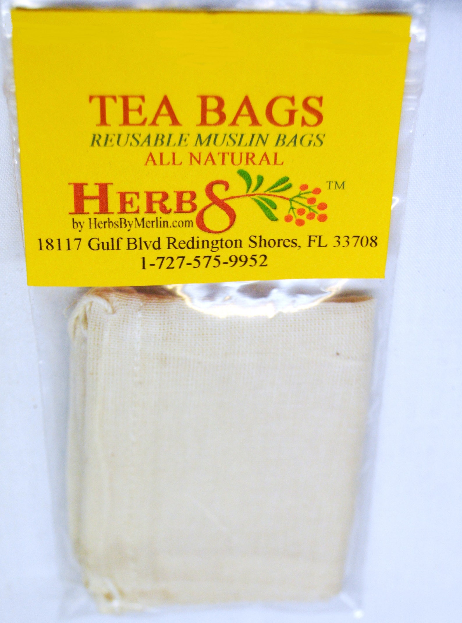 Muslin Tea Bags. Reusable. Contains 6 Bags. Etsy