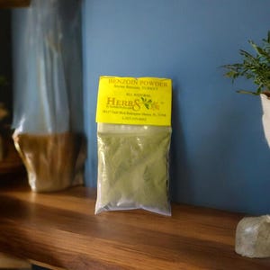 Benzoin Gum Resin Powder    (Styrax Benzoin) Powdered, Dried and Hand Packed