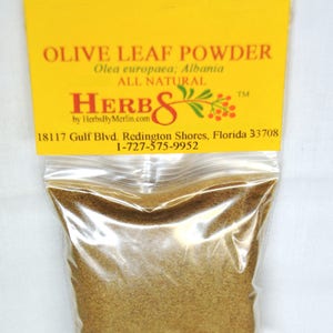 Olive Leaf Ground Powder  -    (Olea europaea)