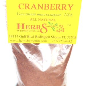 Cranberry Powder   (Vaccinium macrocarpon)