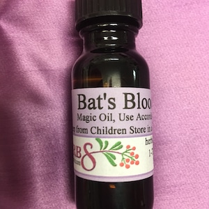 Bat&#39;s Blood Magic Oil.  A Fragrance Blend