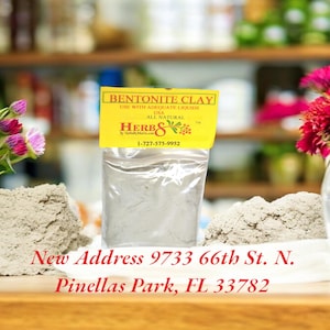 Bentonite Clay Powder Dried Hand Packed
