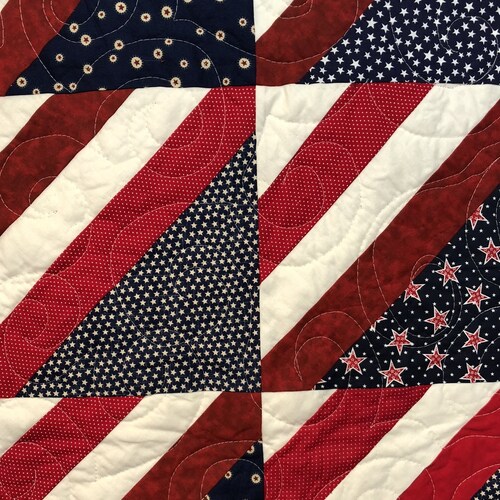 Request Custom Order a Similar Item: Patriotic Quilt or Wall shops Hanging with Free Pillowcase 18004