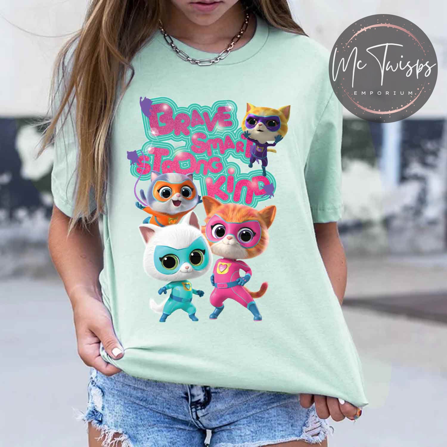 Discover Disney Junior Super Kitties shirt, SuperKitties Pounce! Full Team T-Shirt